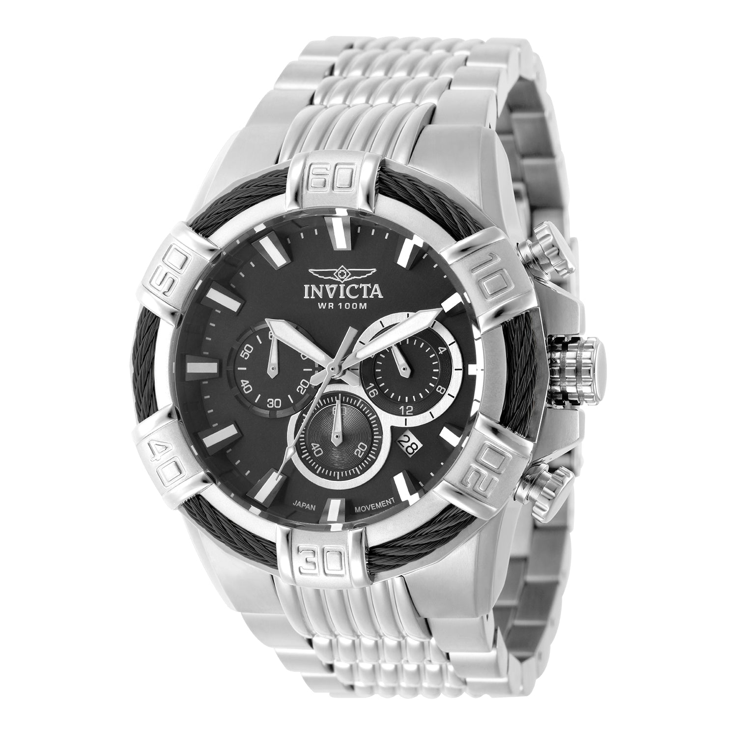 Invicta Men's 51mm Bolt Quartz Chronograph Bracelet Watch – ShopHQ