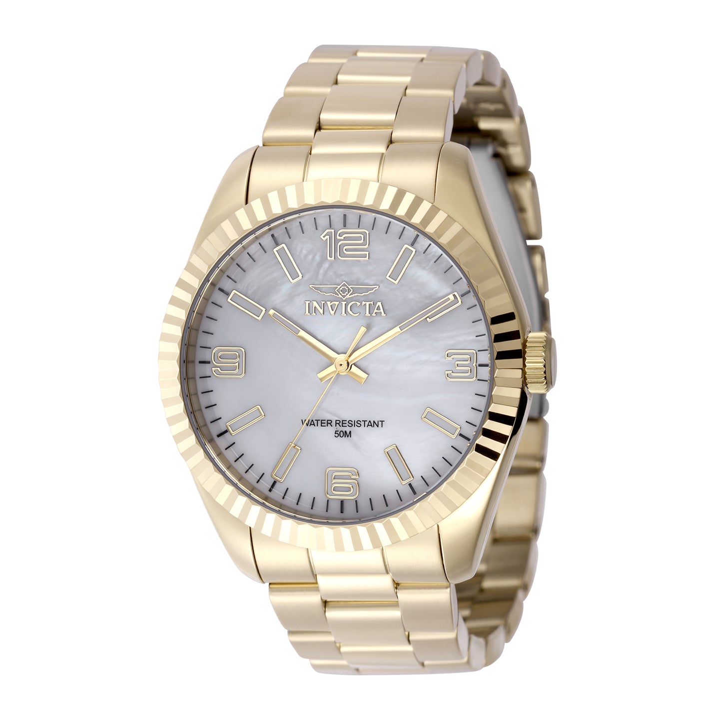 Invicta Men's 43mm Specialty Quartz Mother-of-Pearl Dial Bracelet Watch