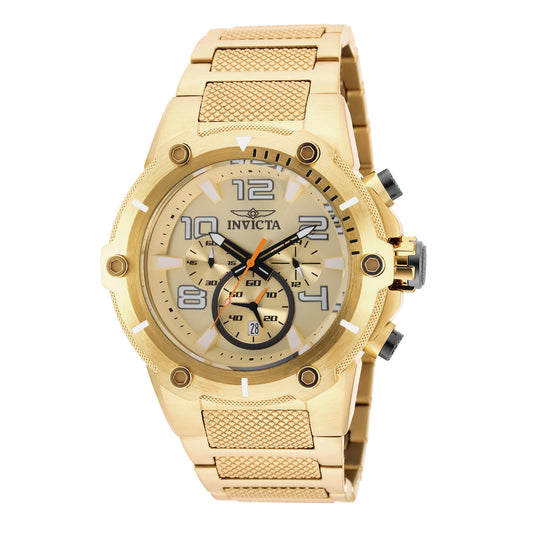 Invicta Men's 51mm Speedway Quartz Chrono Goldtone Bracelet Watch