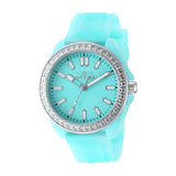 Invicta Women's 37mm Celestial Quartz Crystal Bezel Silicone Strap Watch