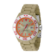 Invicta Men's 46mm Grand Diver Quartz Khaki Stainless Steel Bracelet Watch