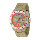 Invicta Men's 46mm Grand Diver Quartz Khaki Stainless Steel Bracelet Watch