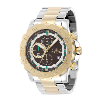 Invicta Men's 54mm Pro Diver Quartz Chronograph Two-Tone iSize Bracelet Watch
