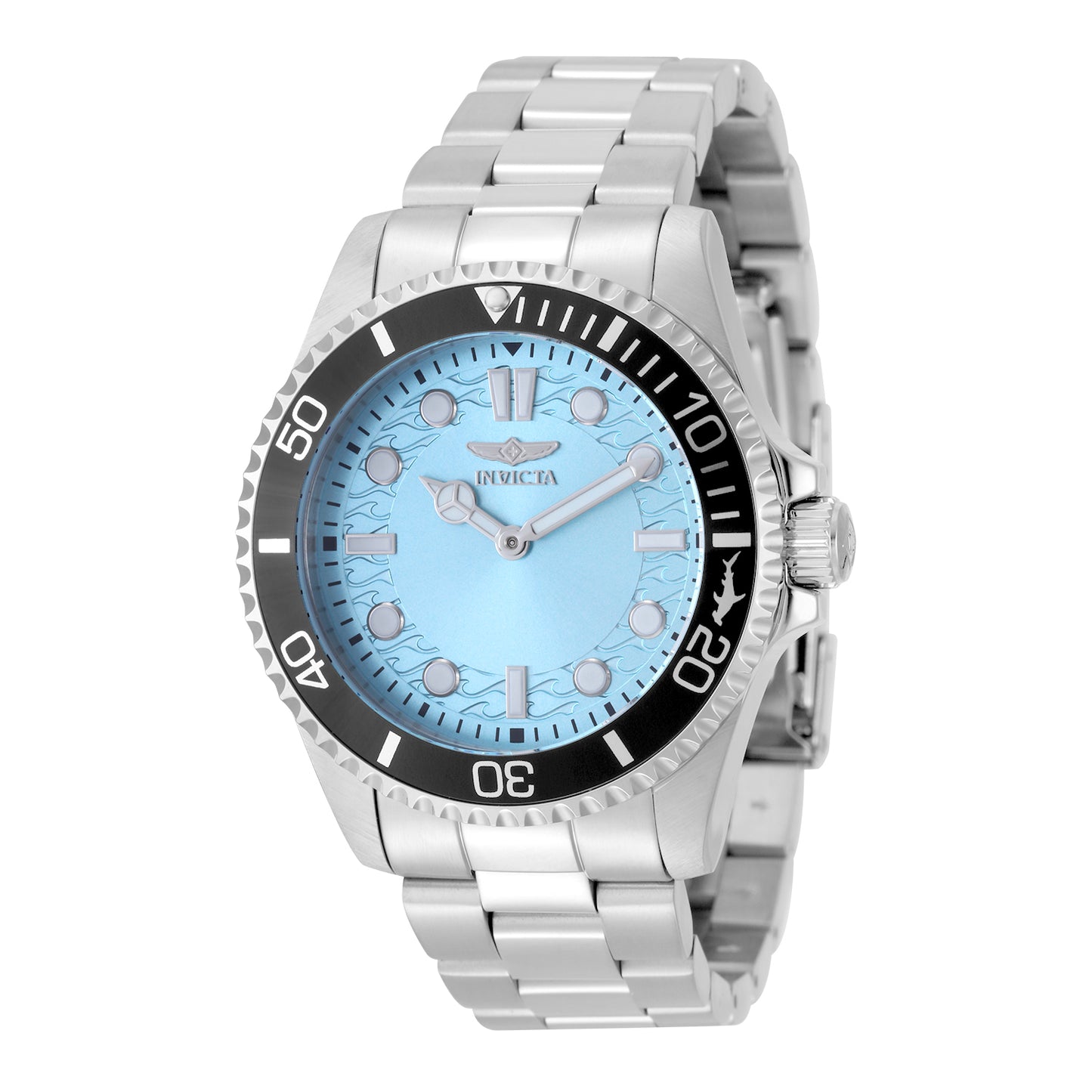 Invicta Men's 43mm Pro Diver Quartz Robin's Egg Blue Dial Bracelet Watch