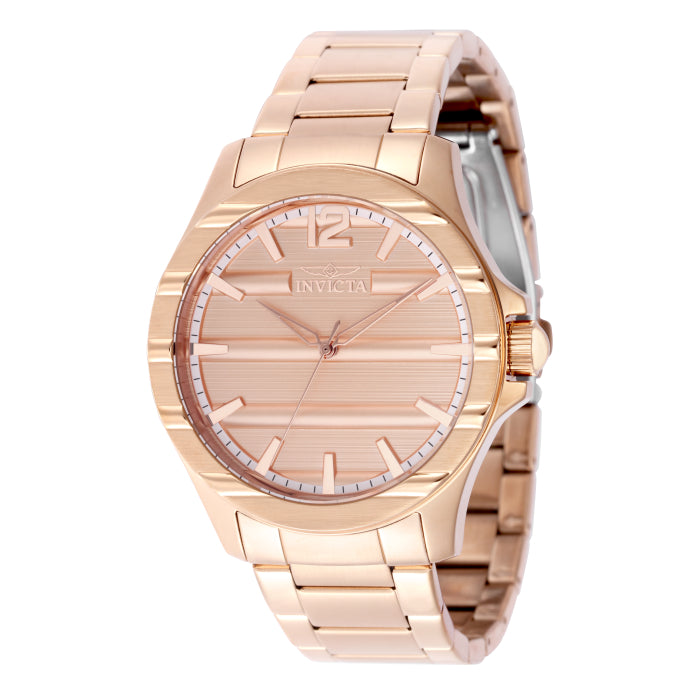 Invicta Men's 43mm Speedway Quartz Striped Dial Monochromatic Bracelet Watch