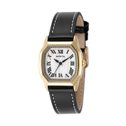 Invicta Women's 27mm Wildflower Quartz Roman Numeral Octagon Case Leather Strap Watch