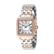 Invicta Women's 28mm Angel Quartz Crystal Accented Square Bracelet Watch