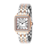 Invicta Women's 28mm Angel Quartz Crystal Accented Square Bracelet Watch