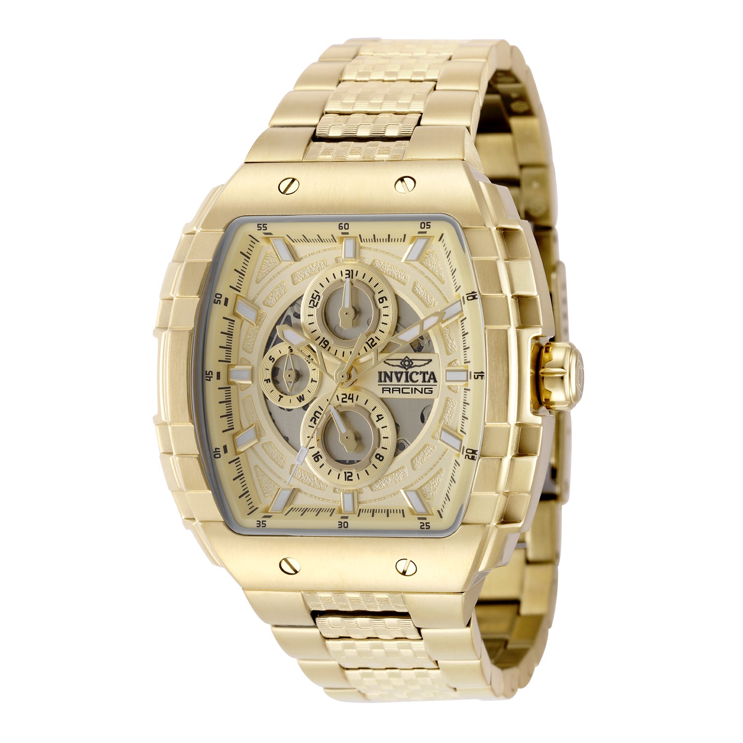 Invicta Men's 47mm S1 Rally Quartz Day & Date iSize Bracelet Watch