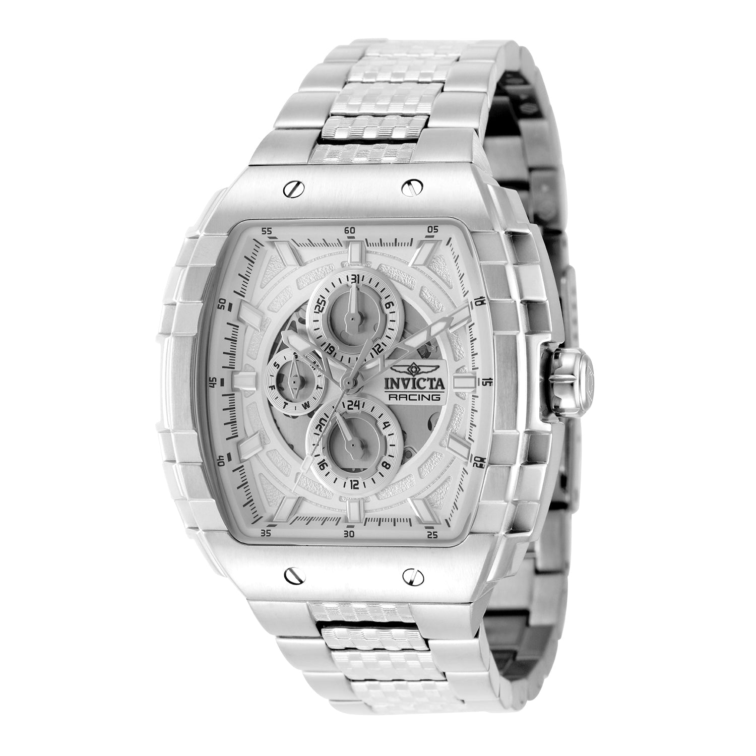 Invicta Men's 47mm S1 Rally Quartz Day & Date iSize Bracelet Watch
