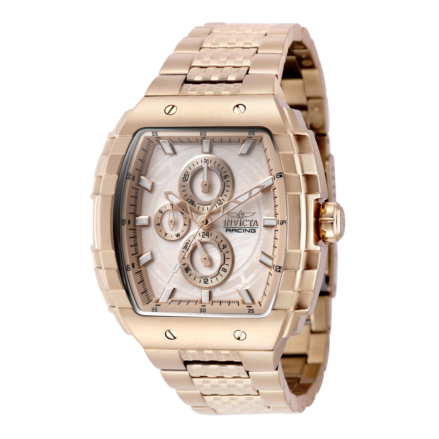 Invicta Men's 47mm S1 Rally Quartz MOP Dial iSize Bracelet Watch