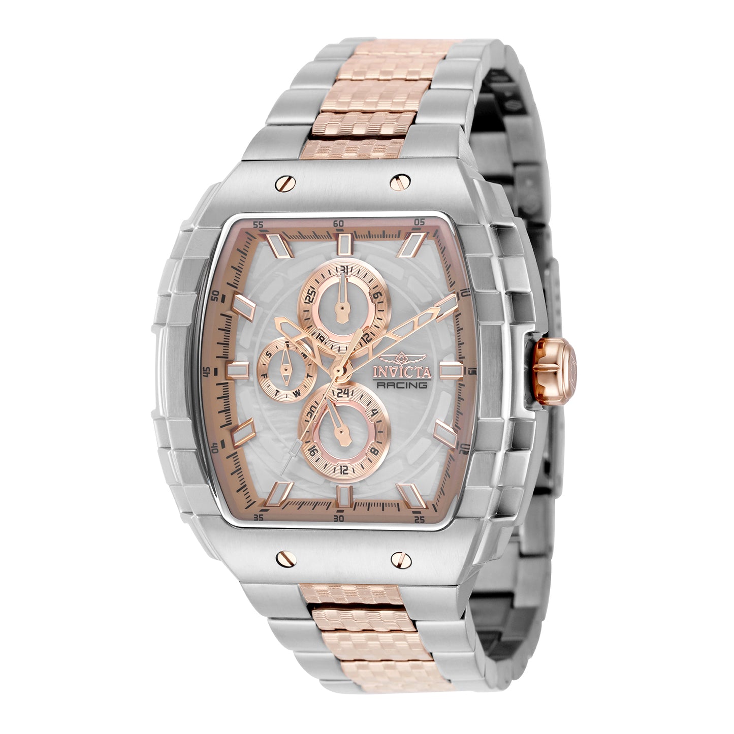 Invicta Men's 47mm S1 Rally Quartz MOP Dial iSize Bracelet Watch
