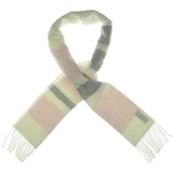 Steve Madden Womens Winter Metallic Muffler Scarf Ivory O/S