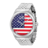Invicta Men's 43mm Specialty Quartz American Flag Dial Bracelet Watch