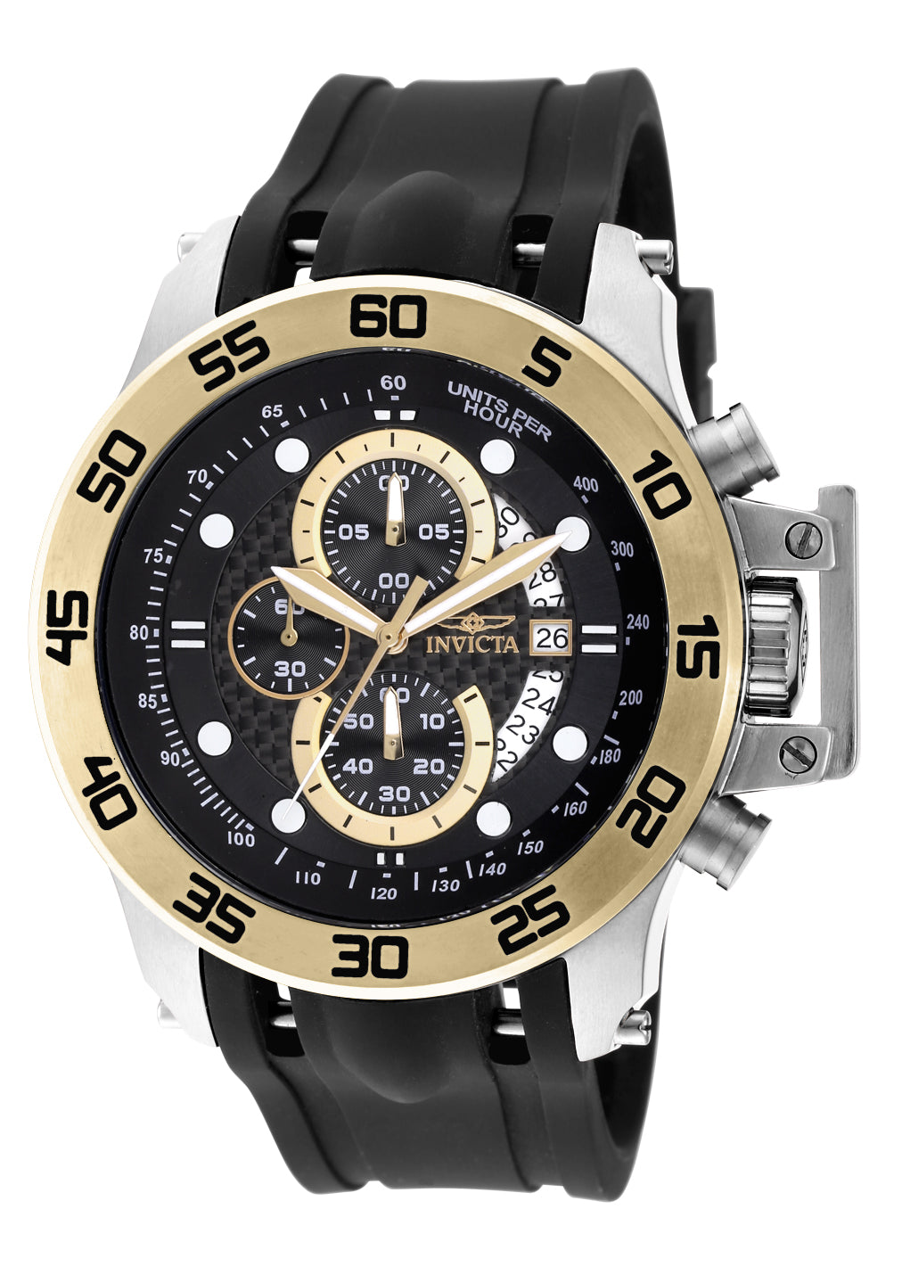 Invicta Men's 51mm I-Force Quartz Chronograph Carbon Fiber Dial