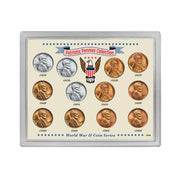 U.S. Pennies Collection with Sealed Display Case