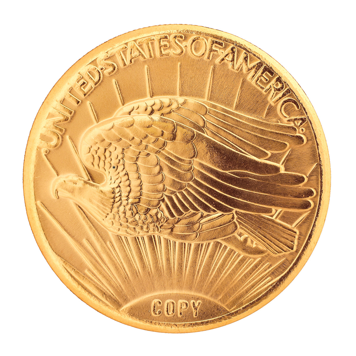 1933 $20 24k Gold Layered Double Eagle Replica Coin