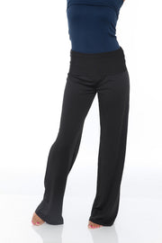 White Mark Women's Solid Palazzo Pants