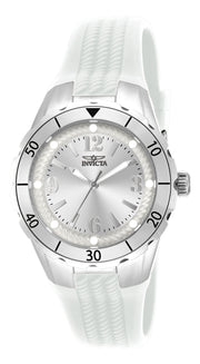 Invicta Women's 38mm Angel Quartz Luminous Markers Textured Silicone Strap Watch
