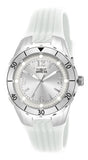 Invicta Women's 38mm Angel Quartz Luminous Markers Textured Silicone Strap Watch