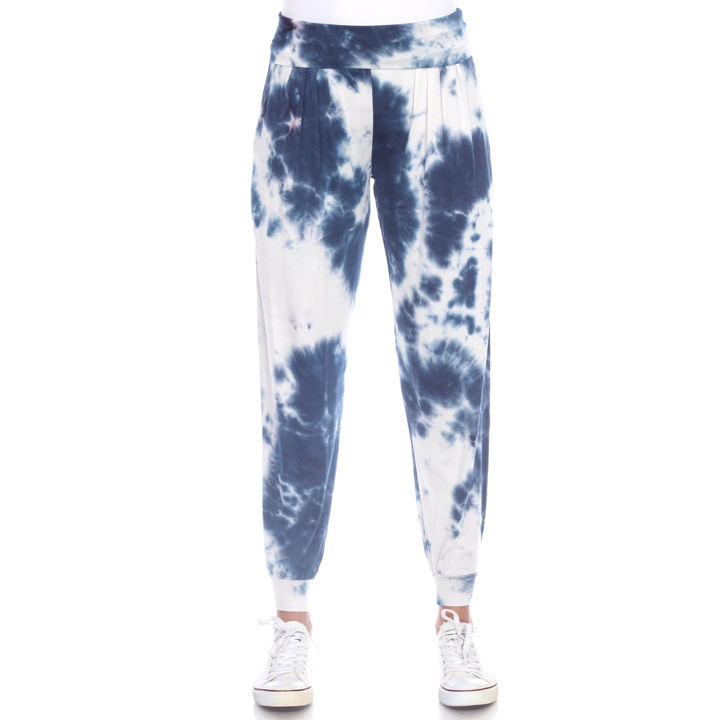 White Mark Women's Super Soft Tie Dye Jogger Pants