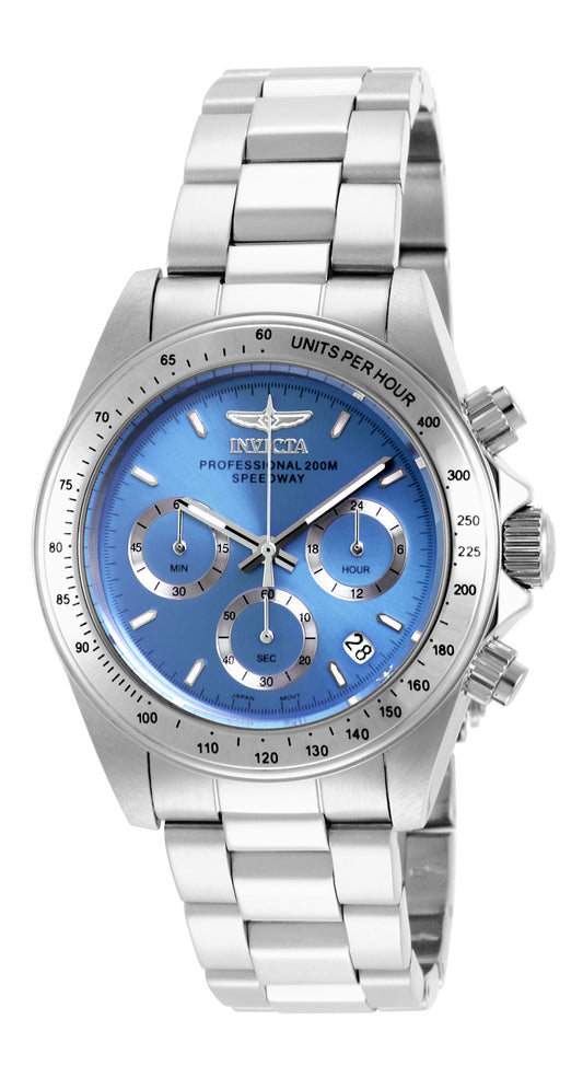 Invicta Women's 39mm Speedway Quartz Color Dial Silvertone Bracelet Watch