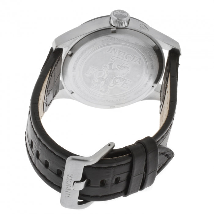 Invicta Men's 48mm I-Force Quartz Day & Date Leather Strap Watch