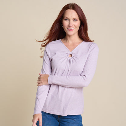 Christopher & Banks Waffle Knit Sparkle Tee