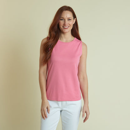 Christopher & Banks Women's Missy Sleeveless Crew Neck Perfect Tank