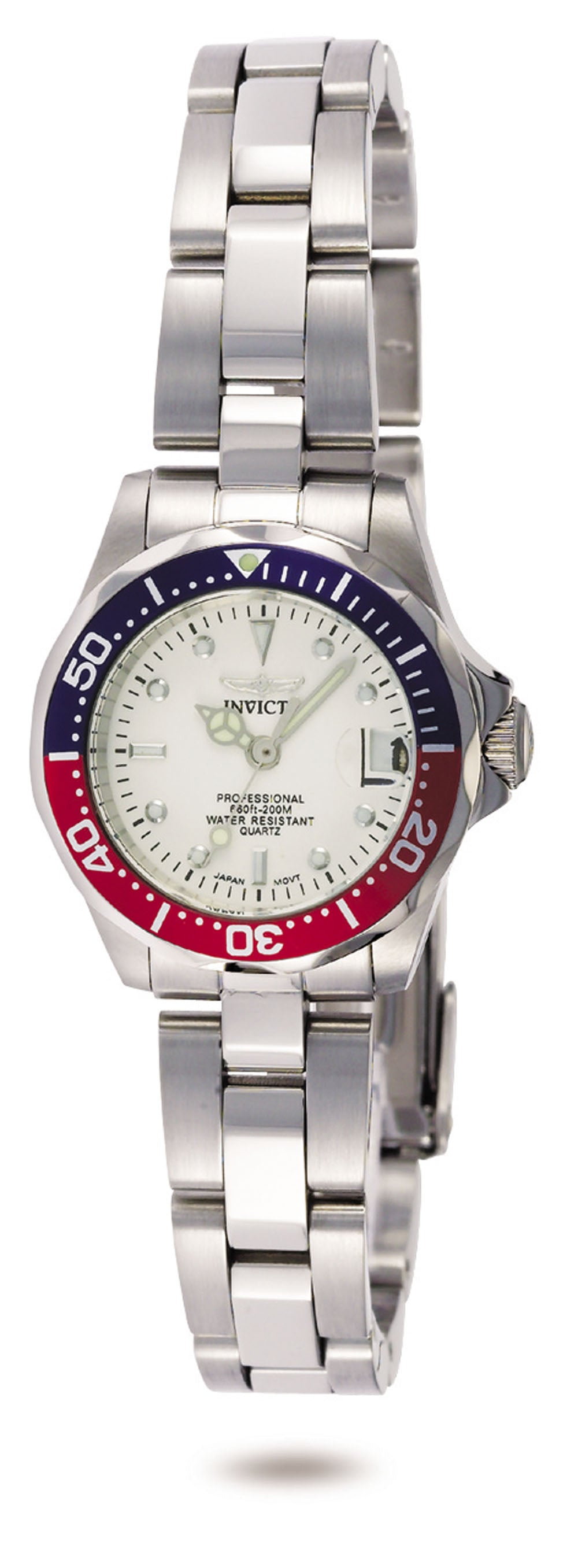 Invicta Women's 24mm Pro Diver Quartz Date Bracelet Watch