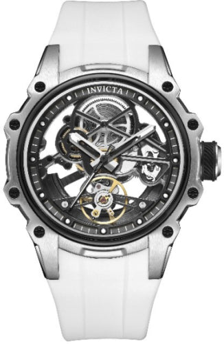 Invicta Men's 43mm S1 Rally Automatic Skeletonized Dial Silicone Strap Watch
