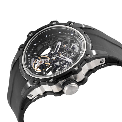 Invicta Men's 43mm S1 Rally Automatic Skeletonized Dial Silicone Strap Watch