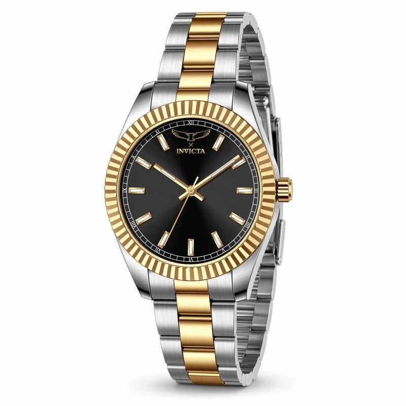 Invicta Men's 40mm Specialty "I by Invicta" Quartz Fluted Bezel Two-Tone Bracelet Watch