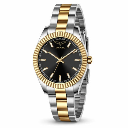 Invicta Men's 40mm Specialty "I by Invicta" Quartz Fluted Bezel Two-Tone Bracelet Watch