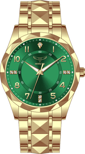 Invicta Men's 41mm Specialty Quartz Crystal Accented Faceted Bracelet Watch