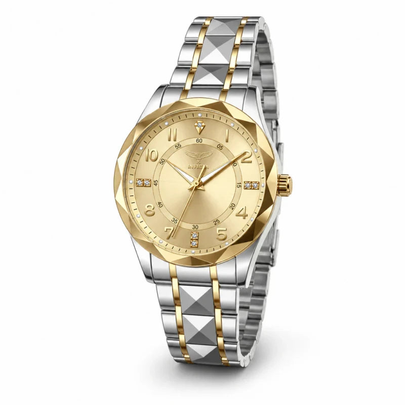Invicta Men's 41mm Specialty Quartz Crystal Accented Faceted Bracelet Watch