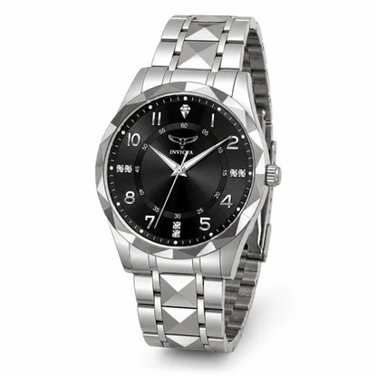 Invicta Men's 41mm Specialty "I by Invicta" Quartz Pyramid Link Bracelet Watch