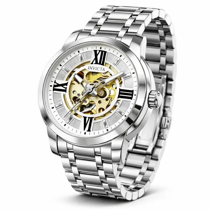 Invicta Men's 41mm Objet D'Art Automatic Skeletonized Dial Bracelet Watch