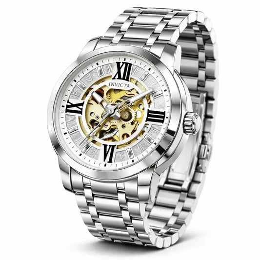 Invicta Men's 41mm Objet D'Art Automatic Skeletonized Dial Bracelet Watch
