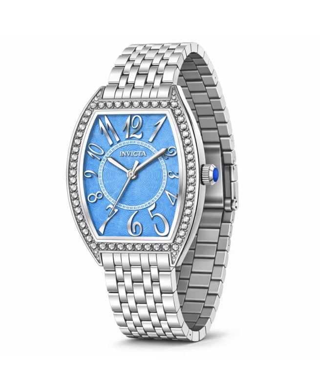 Invicta Women's 29mm Wildflower Quartz Crystal Accented Tonneau Bracelet Watch