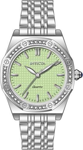 Invicta Women's 33mm Wildflower Quartz Crystal Accented Bezel Nail Head Bracelet Watch