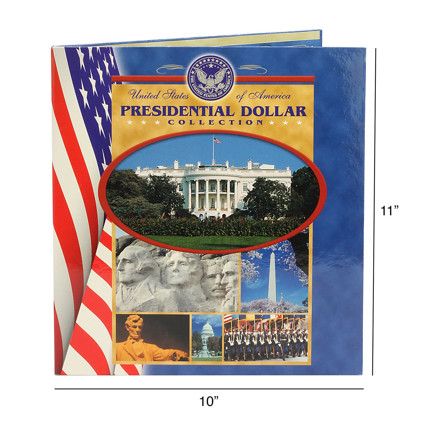 United States Presidential Dollar Collectible Album Coin Holder