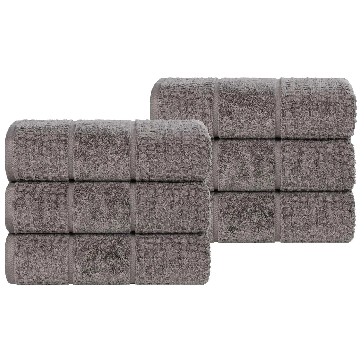 Superior "Napa" Zero Twist 100% Cotton Set of 6 Hand Towels