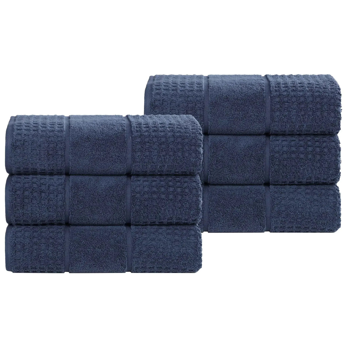 Superior "Napa" Zero Twist 100% Cotton Set of 6 Hand Towels