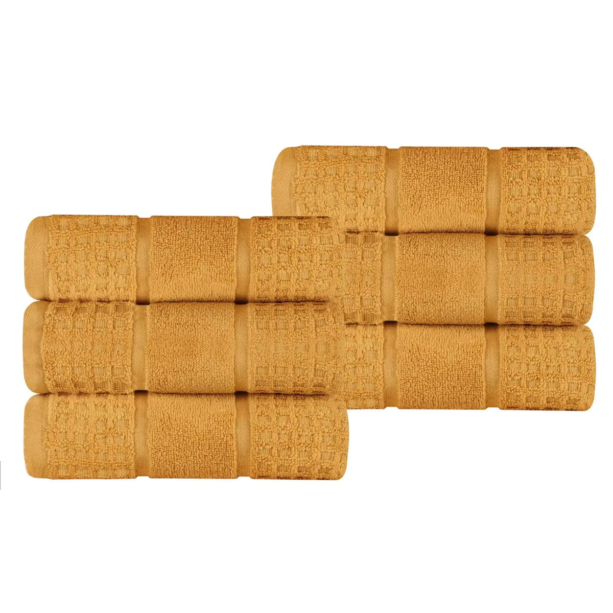 Superior "Napa" Zero Twist 100% Cotton Set of 6 Hand Towels