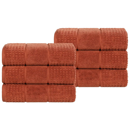 Superior "Napa" Zero Twist 100% Cotton Set of 6 Hand Towels