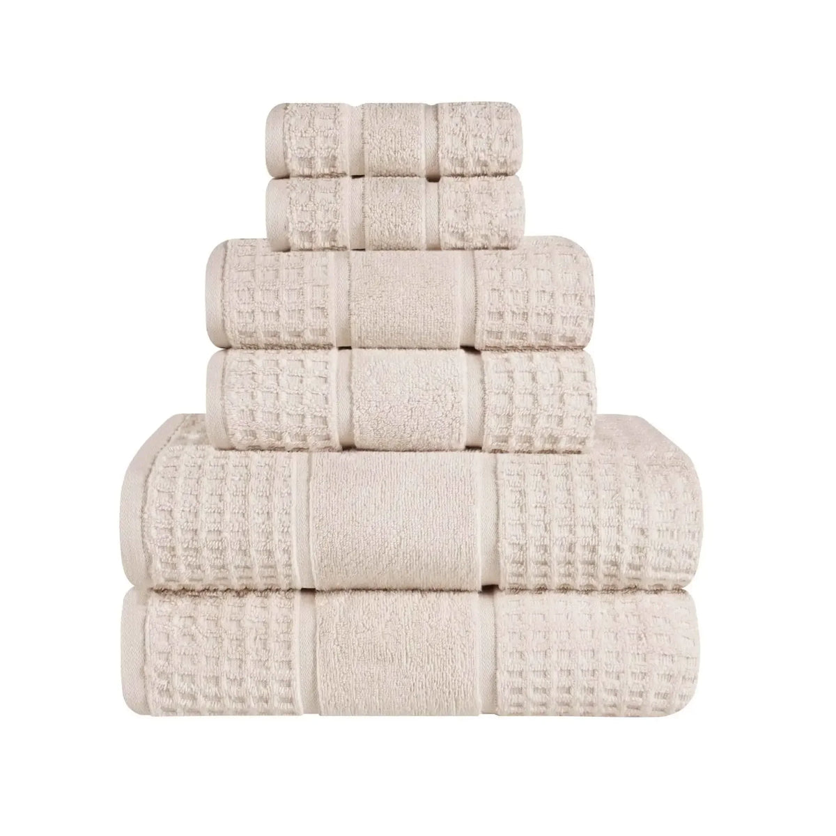 Superior "Napa" Zero Twist 100% Cotton 6-Piece Towel Set