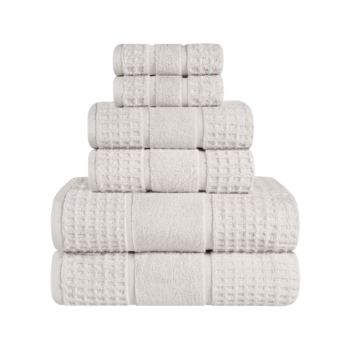 Superior "Napa" Zero Twist 100% Cotton 6-Piece Towel Set