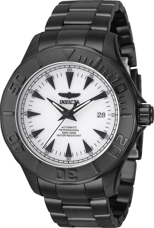 Invicta Men's 47mm Signature Automatic Black Bracelet Watch