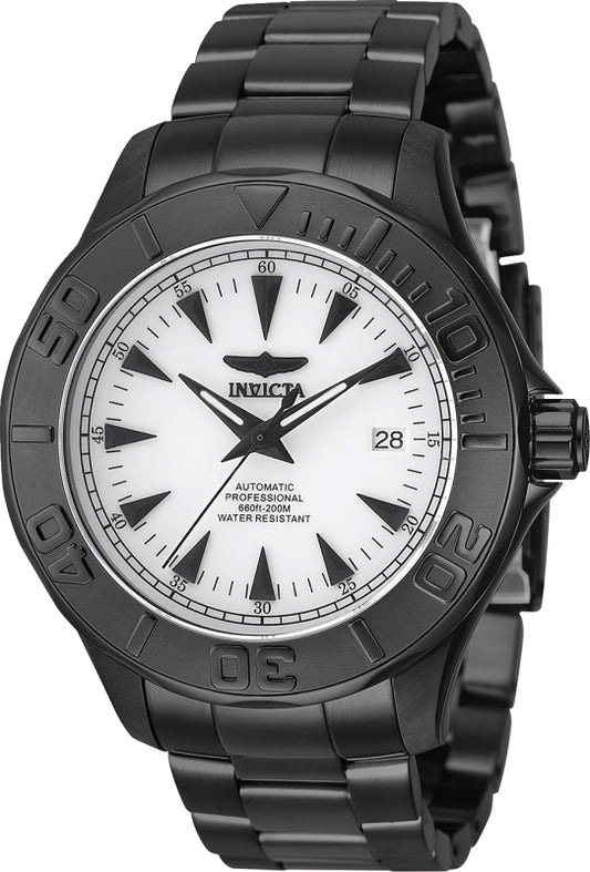 Invicta Men's 47mm Signature Automatic Black Bracelet Watch